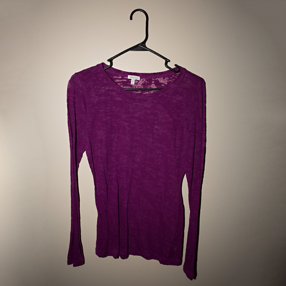 Purple Long-Sleeve Shirt